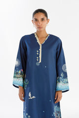 Stitched Printed Lawn Shirt+ Culotte