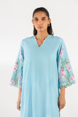 Stitched Printed Viscose Shirt+ Culotte