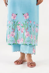Stitched Printed Viscose Shirt+ Culotte