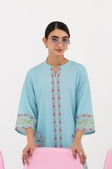 Stitched Printed Viscose Shirt+ Culotte