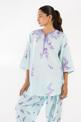 Stitched Printed Viscose Shirt+ Shalwar