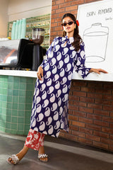 Stitched Printed Lawn Shirt+ Culotte