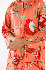 Stitched Printed Lawn Shirt+ Culotte