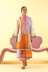 Stitched Printed Lawn Shirt+ Culotte