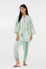 Stitched Printed Linen Shirt+ Shalwar