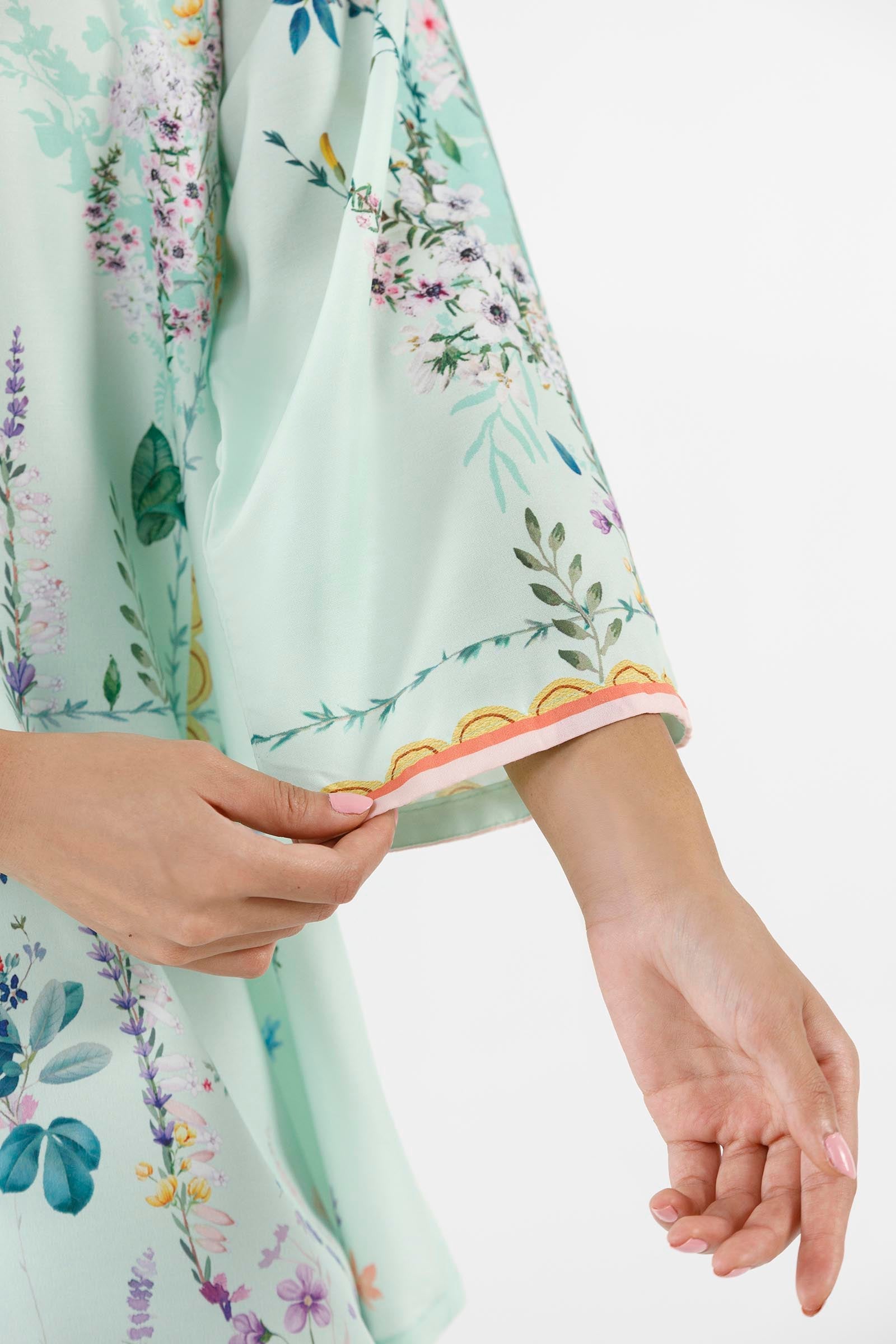 Stitched Printed Linen Shirt+ Shalwar