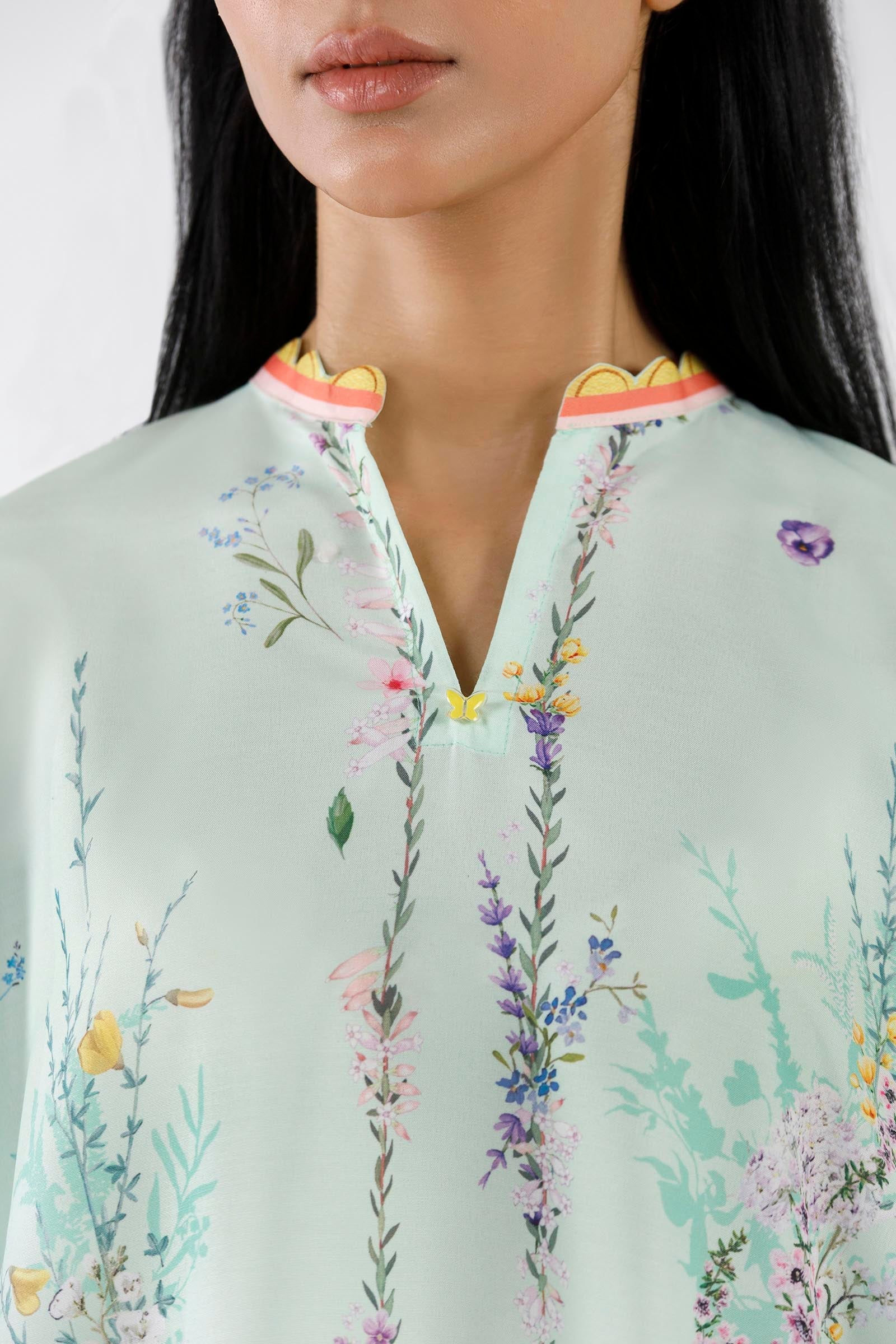 Stitched Printed Linen Shirt+ Shalwar