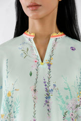 Stitched Printed Linen Shirt+ Shalwar
