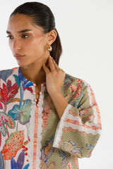 Stitched Printed Viscose Shirt+ Shalwar