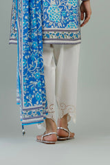 Stitched Printed Lawn Shirt+ Dupatta