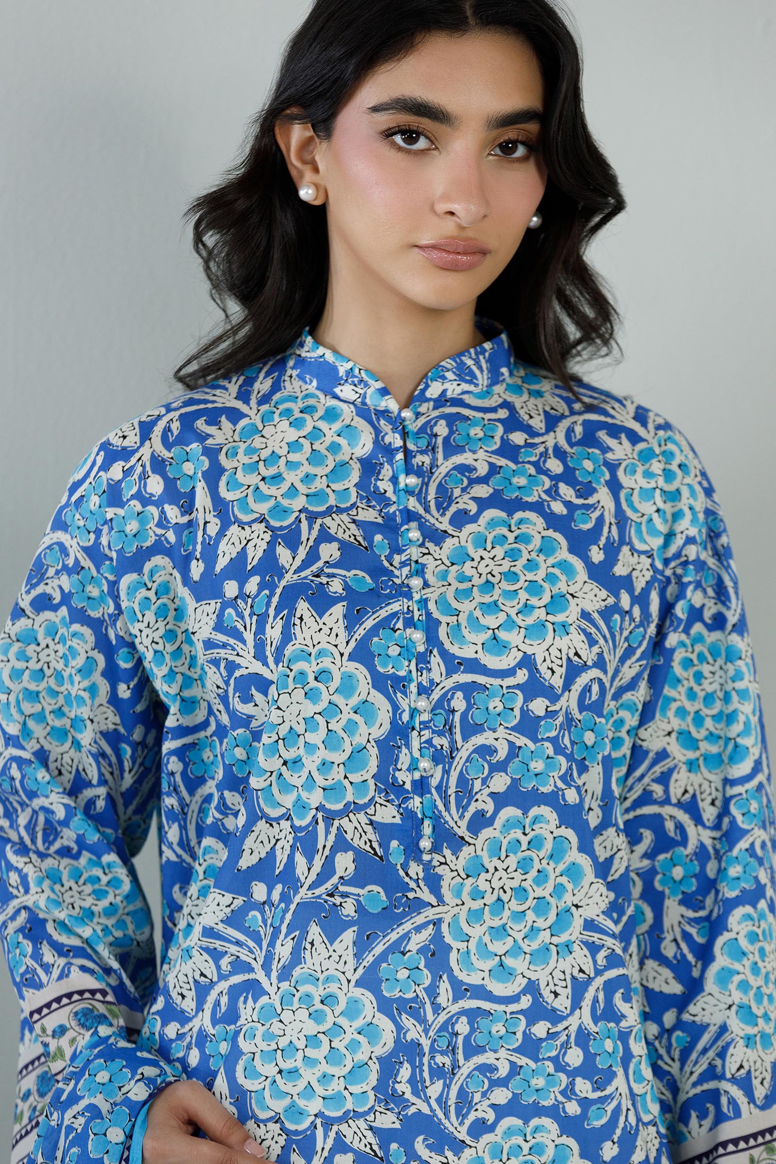 Stitched Printed Lawn Shirt+ Dupatta