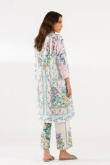 Stitched Printed Lawn Shirt+ Culotte
