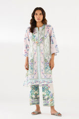 Stitched Printed Lawn Shirt+ Culotte