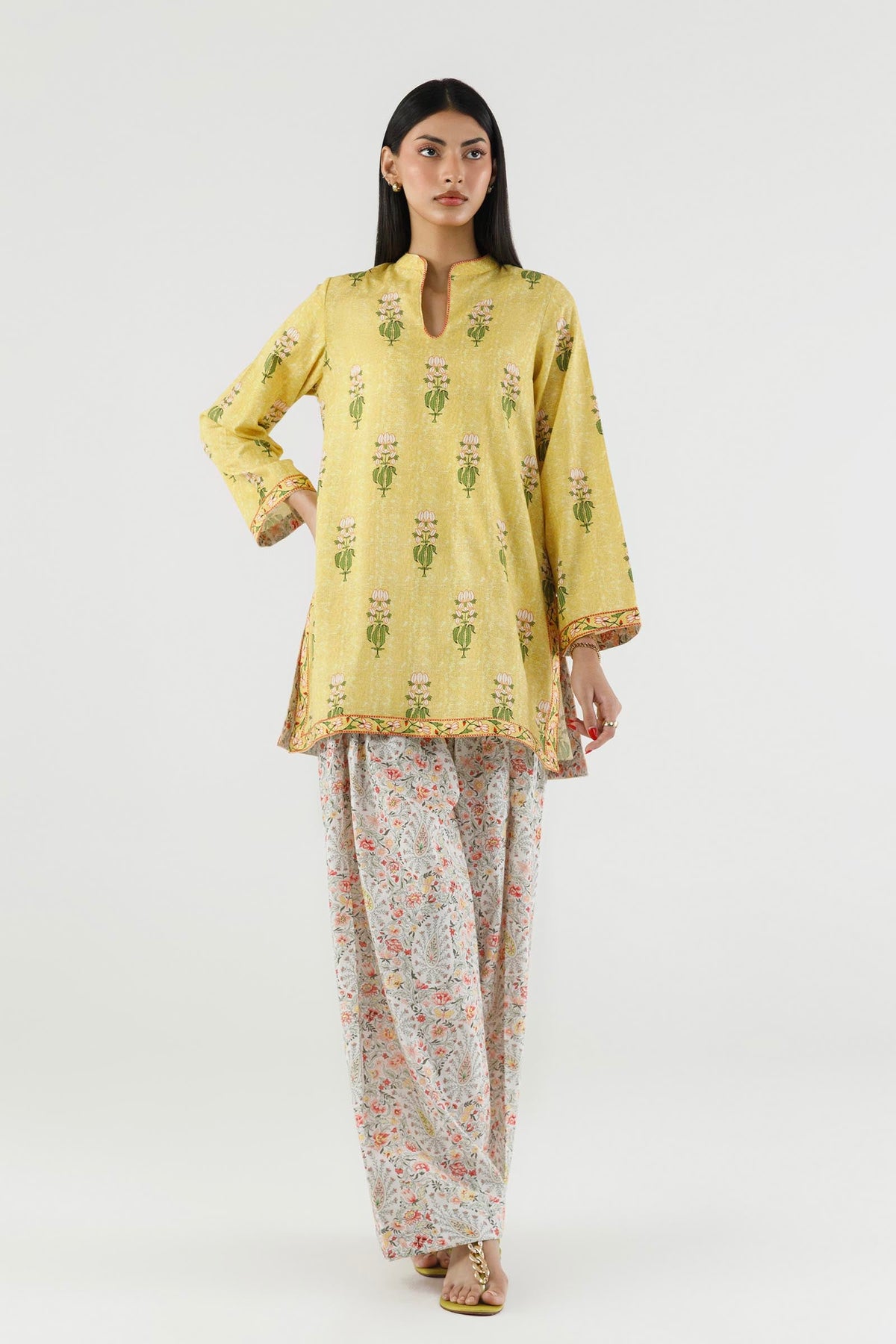 Stitched Printed Dobby Shirt+ Shalwar