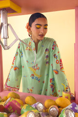 Stitched Printed Lawn Shirt+ Culotte
