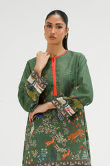 Stitched Printed Dobby Shirt+ Shalwar