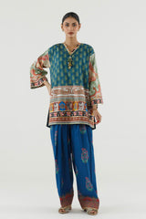 Stitched Printed Lawn Suit+ Shalwar