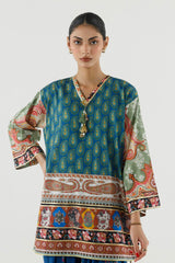 Stitched Printed Lawn Suit+ Shalwar