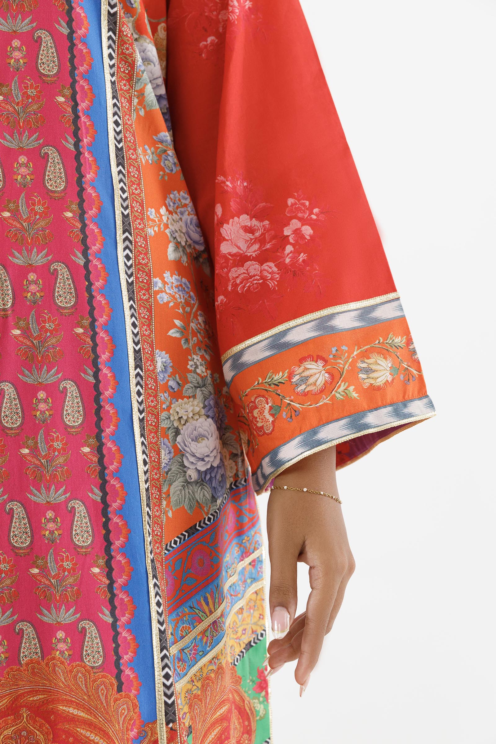 Stitched Printed Lawn Shirt+ Culotte