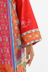 Stitched Printed Lawn Shirt+ Culotte