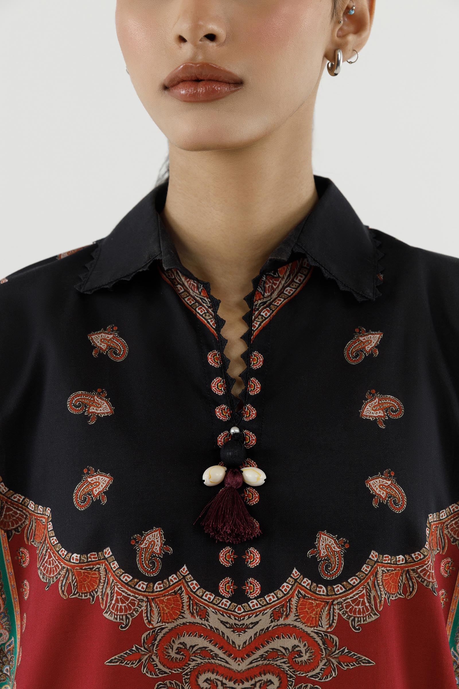 Stitched Printed Lawn Shirt+ Shalwar