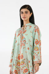 Stitched Printed Lawn Shirt+ Culotte