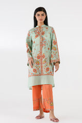 Stitched Printed Lawn Shirt+ Culotte