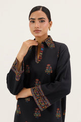 Stitched Printed Dobby Shirt+ Culotte