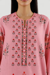 Stitched Printed Dobby Shirt+ Culotte