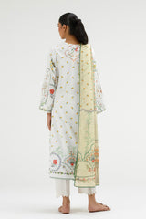 Stitched Printed Lawn Shirt+ Dupatta