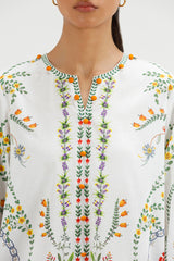 Stitched Printed Lawn Shirt+ Dupatta