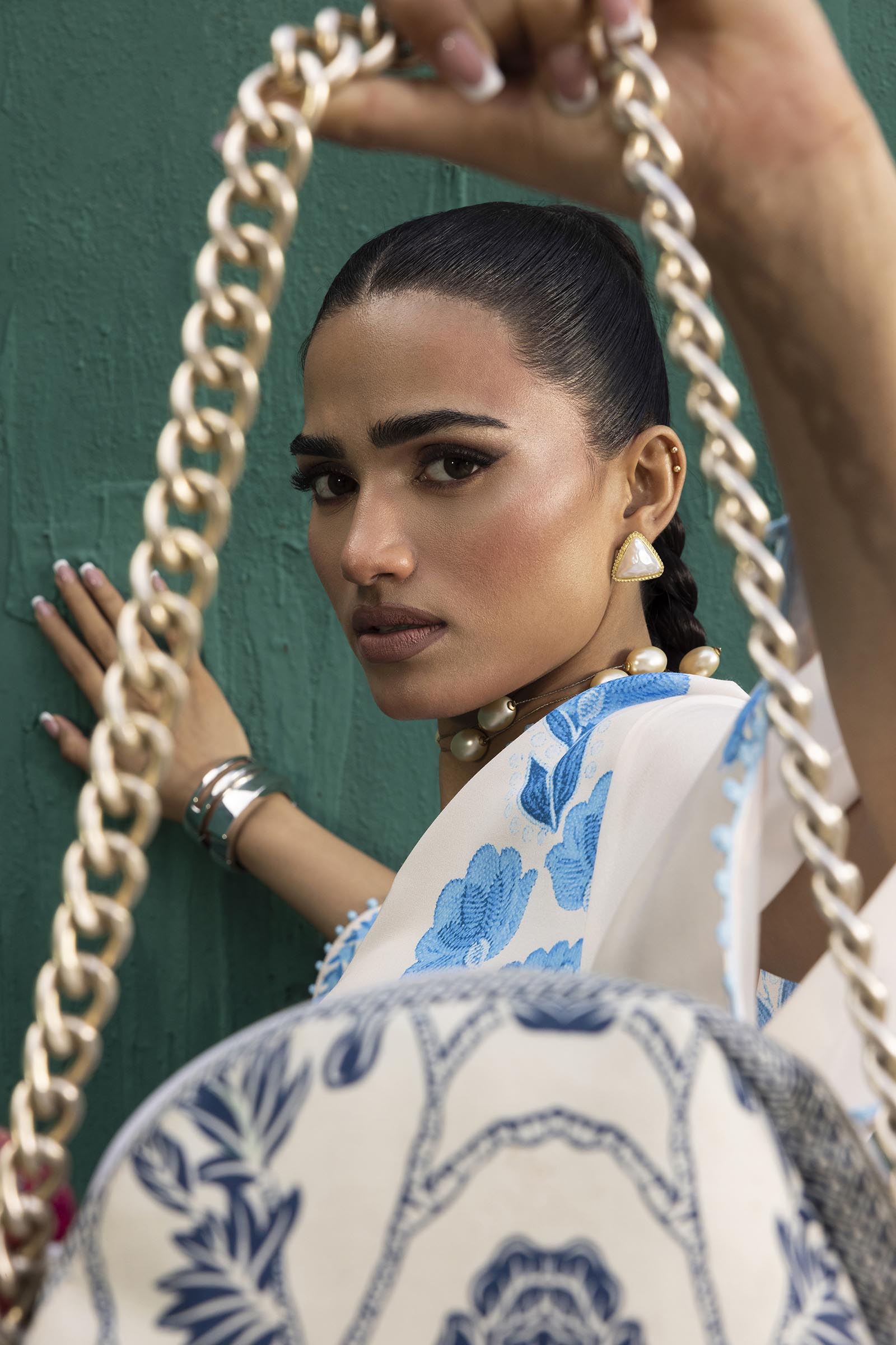 Stitched Printed Viscose Shirt+ Shalwar