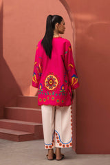 Stitched Printed Viscose Shirt+ Culotte