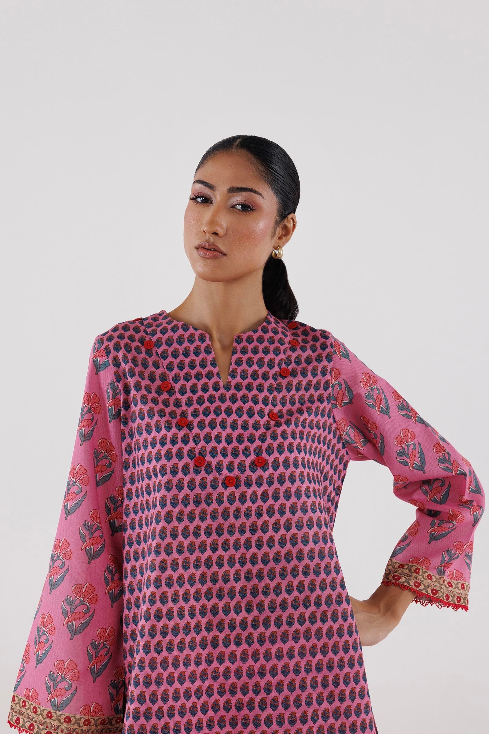 Stitched Printed Fancy Dobby Shirt+ Shalwar