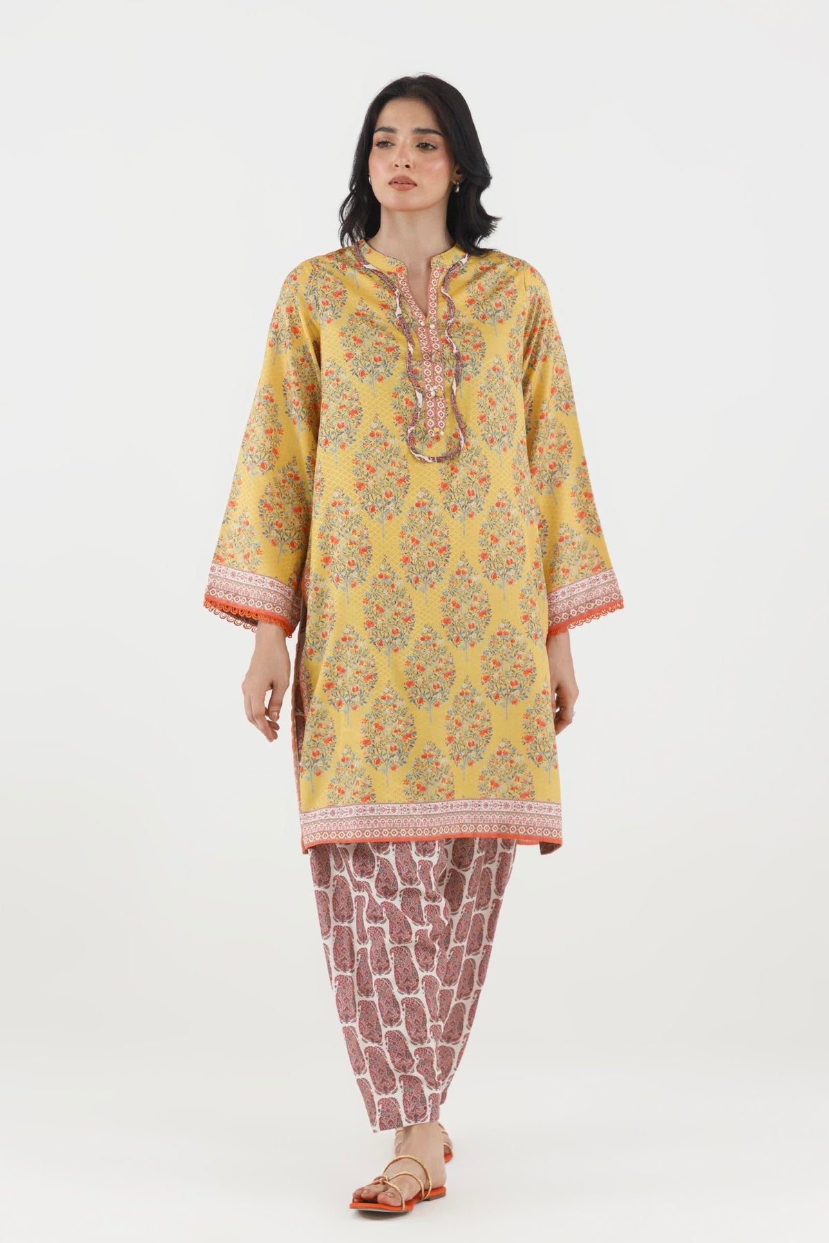 Stitched Printed Dobby Shirt+ Shalwar