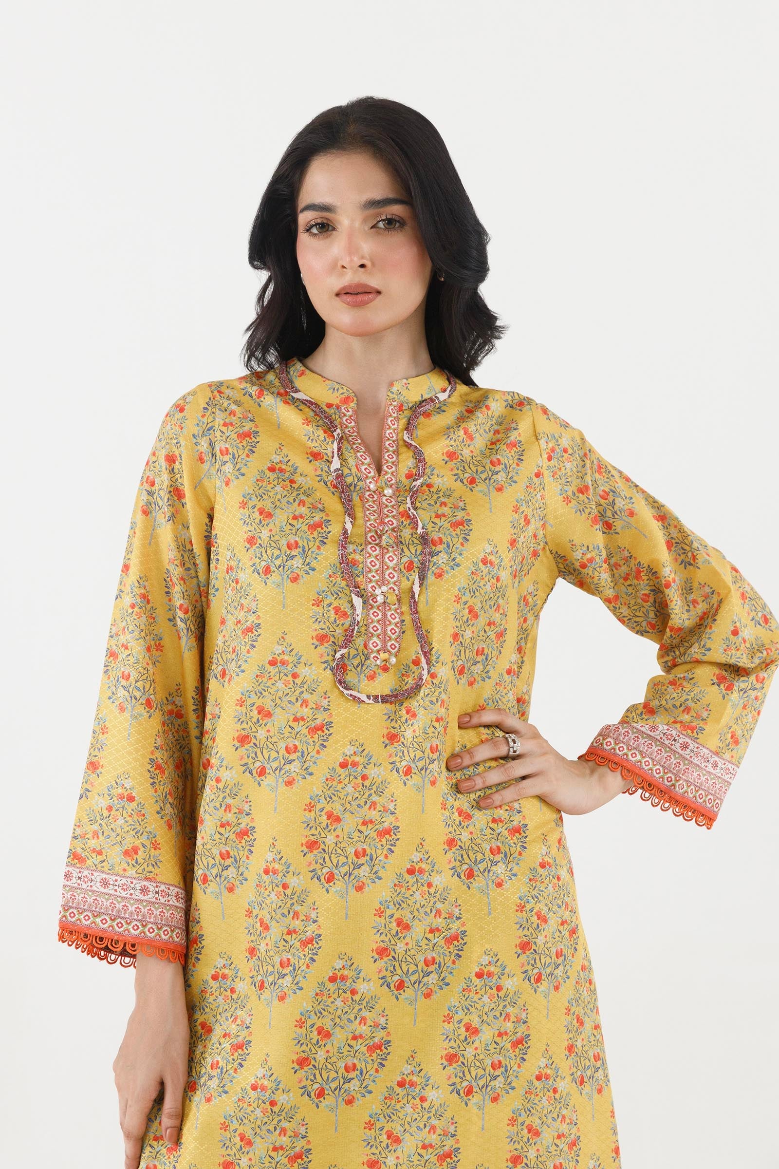 Stitched Printed Dobby Shirt+ Shalwar