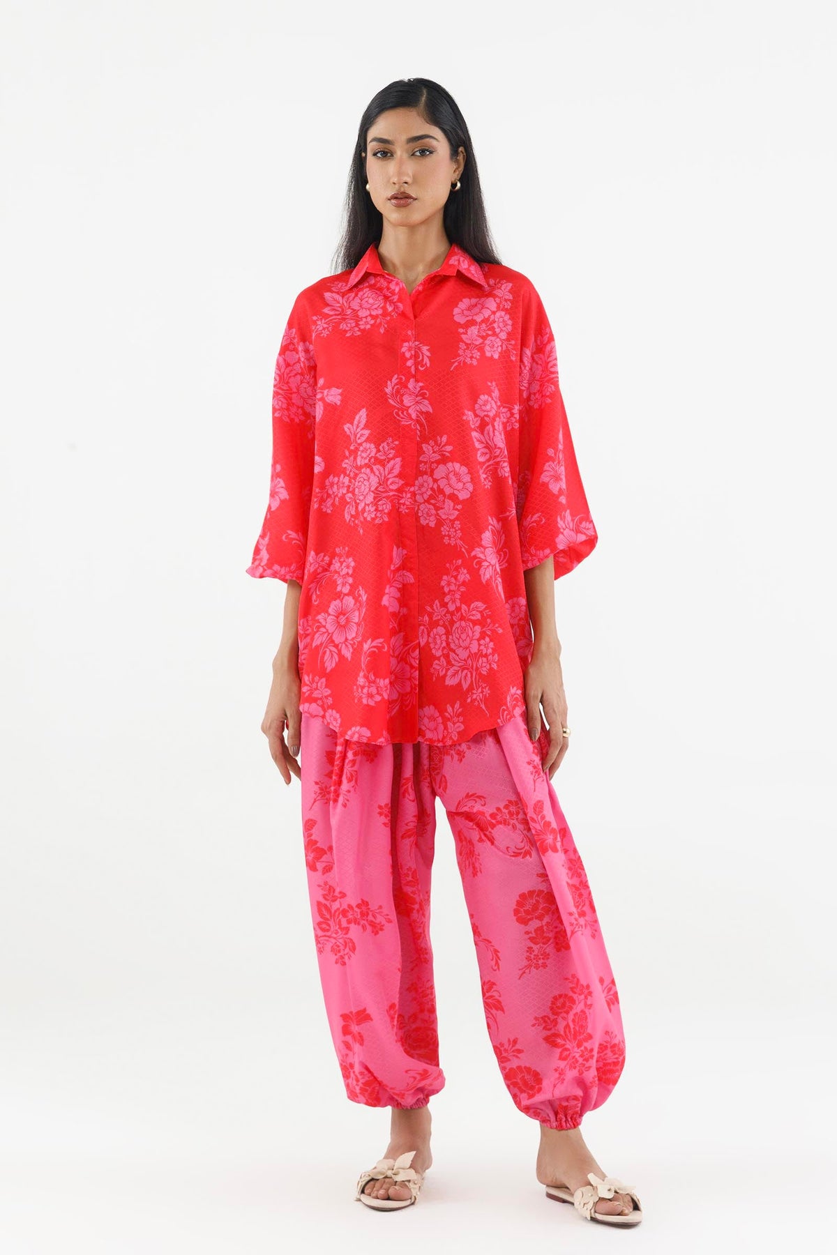 Stitched Printed Dobby Shirt+ Shalwar