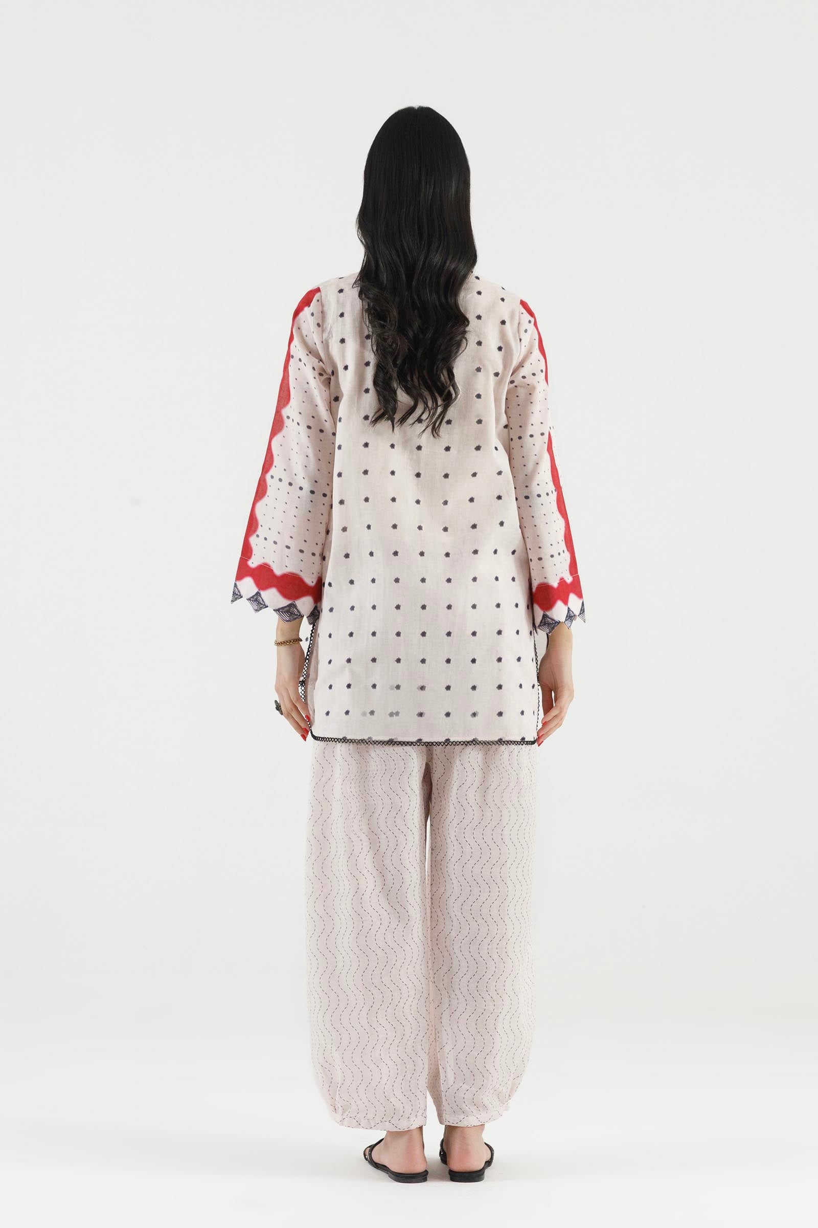 Stitched Printed Dobby Shirt+ Shalwar