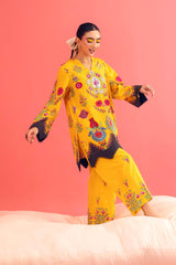 Stitched Printed Lawn Shirt+ Culotte