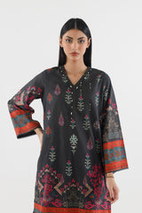 Stitched Printed Lawn Shirt+ Culotte