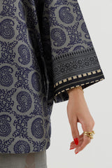 Stitched Printed Lawn Shirt+ Culotte