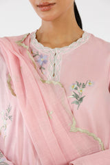 Stitched Embroidered Lawn Suit