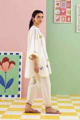 Stitched Embroidered Lawn Shirt+ Shalwar