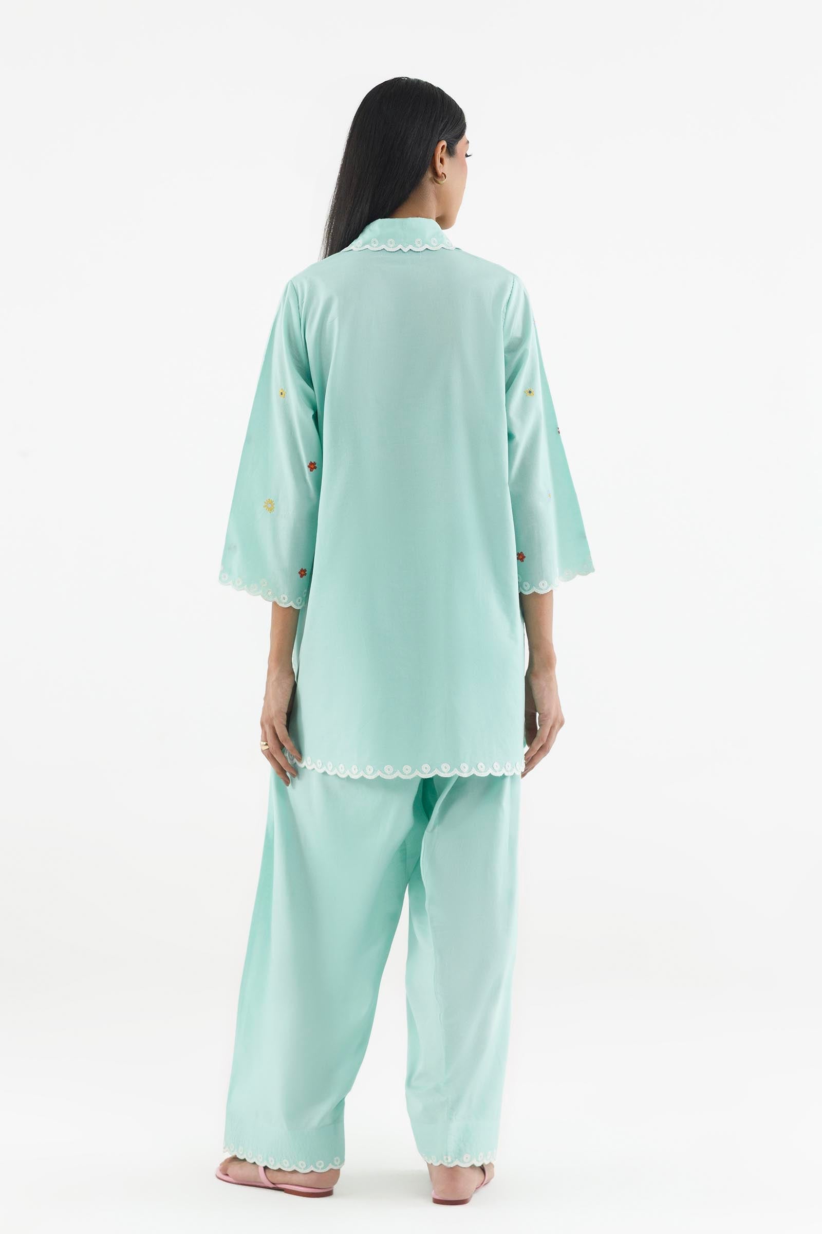 Stitched Printed Lawn Shirt+ Shalwar