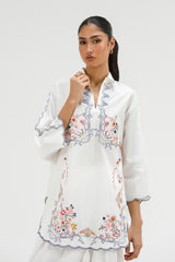 Stitched Embroidered Lawn Shirt+ Shalwar