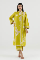 Stitched Embroidered Lawn Shirt+ Culotte