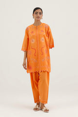 Stitched Embroidered Lawn Shirt+ Shalwar