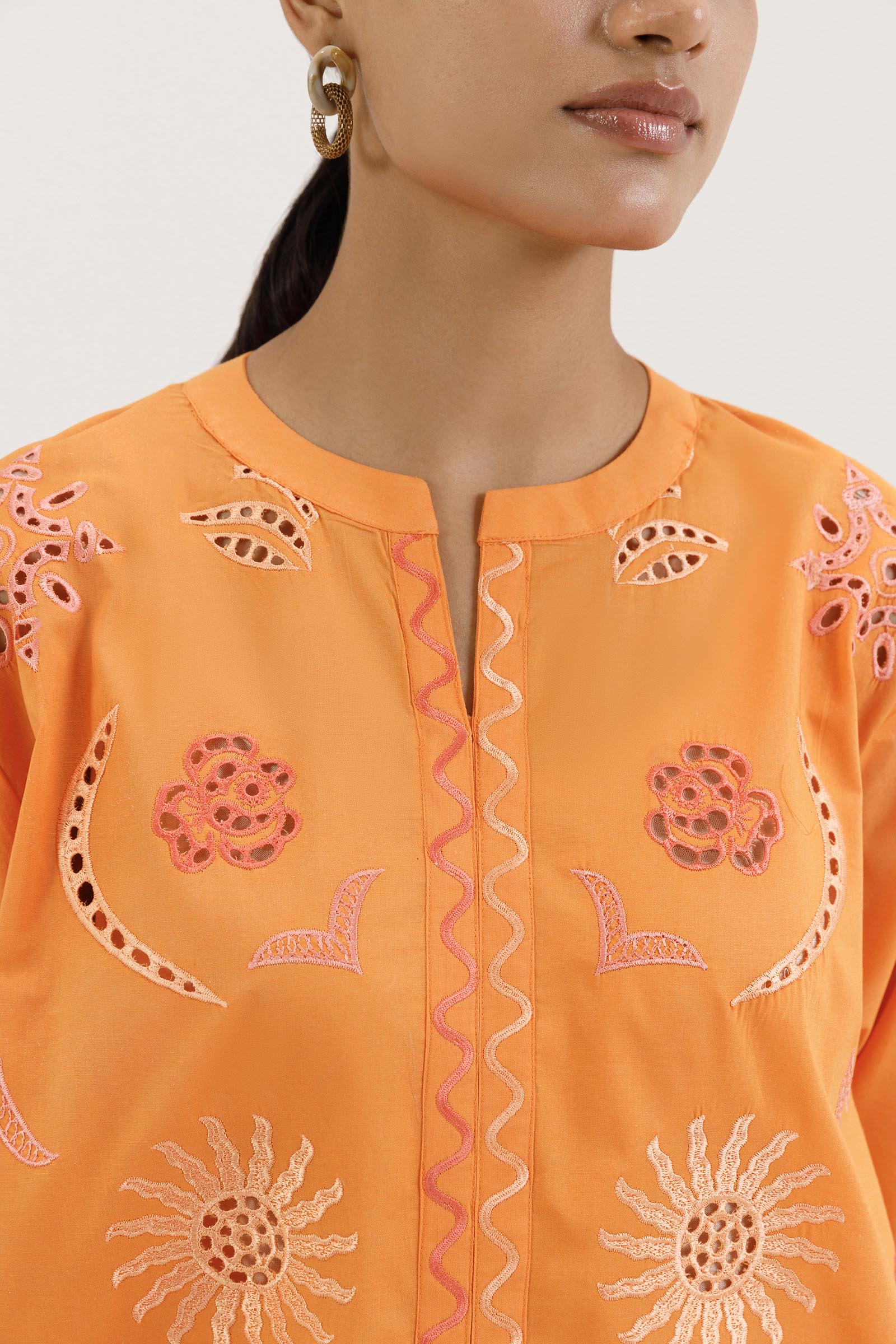 Stitched Embroidered Lawn Shirt+ Shalwar