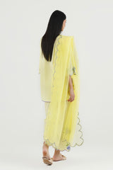 Stitched Embroidered Lawn Suit