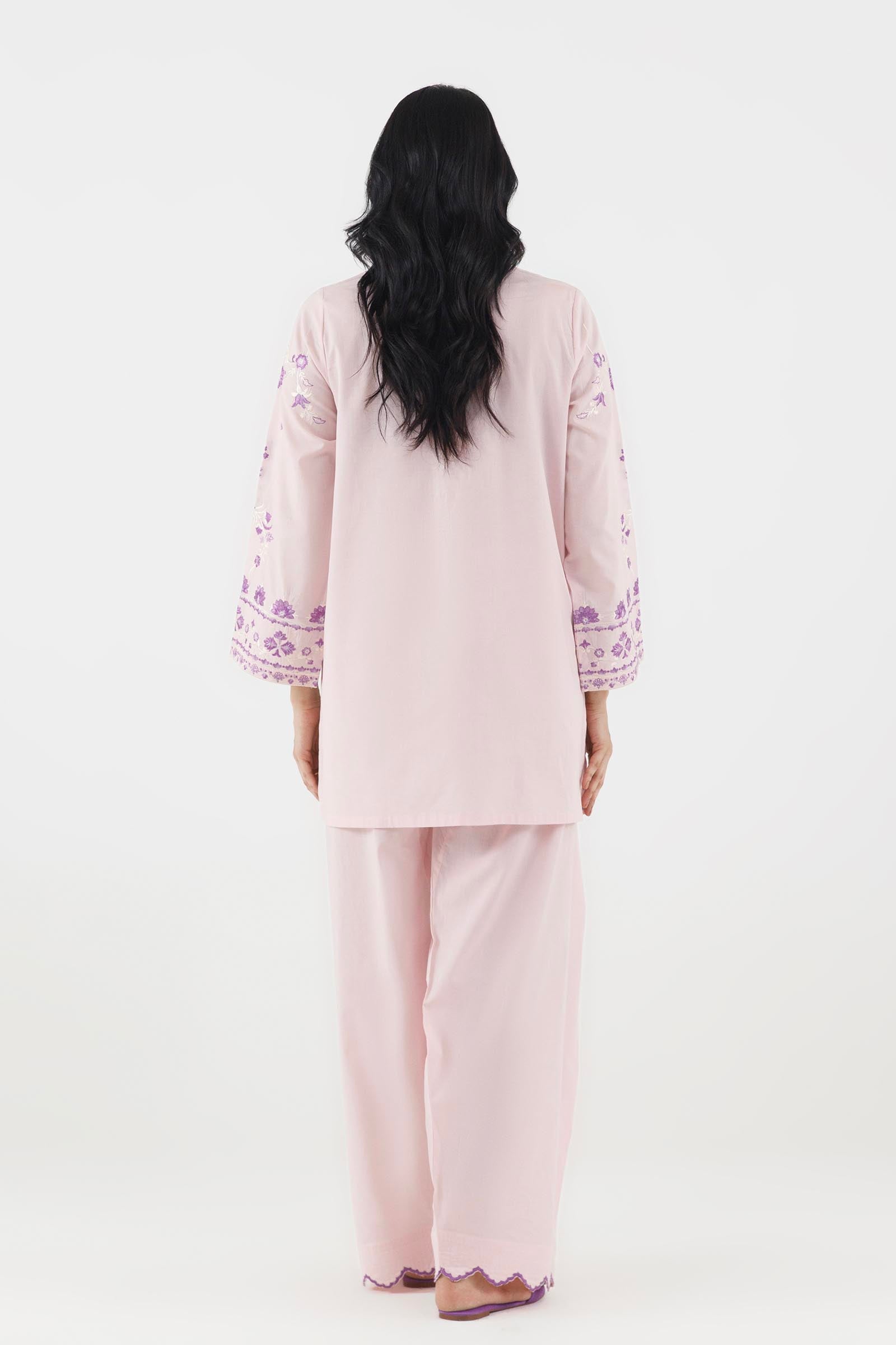 Stitched Embroidered Lawn Shirt+ Shalwar